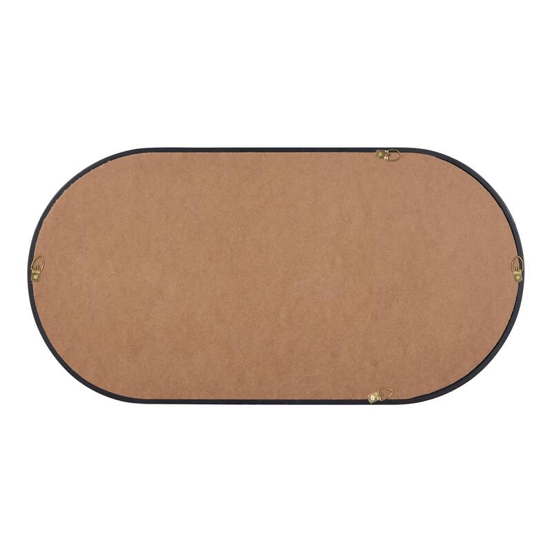 Kate and Laurel Travis Capsule Oval Framed Wall Mirror