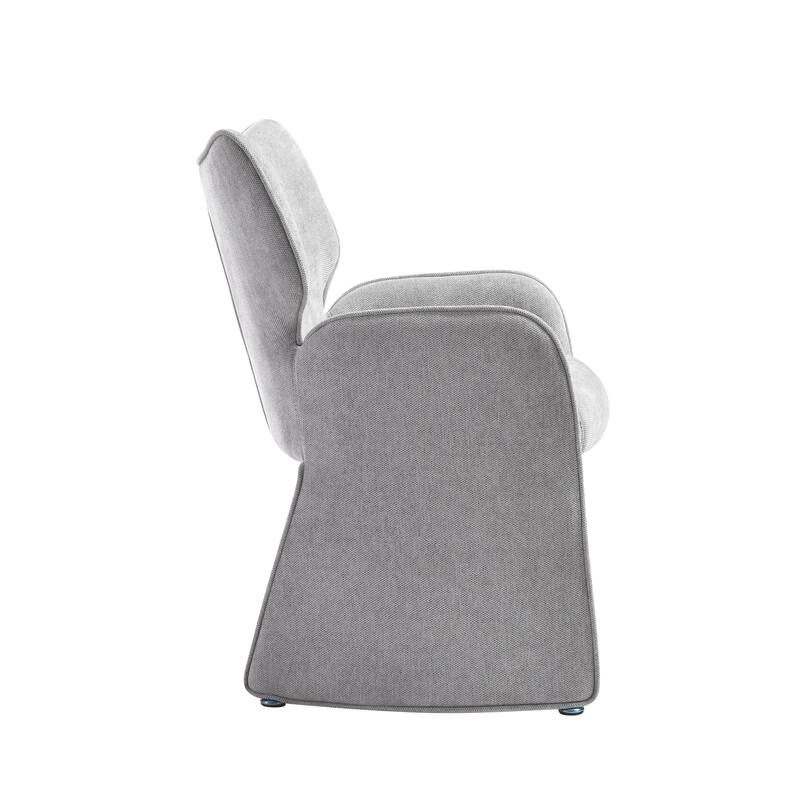 Alicia Modern Curved Back Upholstered Dining Chair