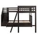 preview thumbnail 24 of 44, L-Shaped Twin over Full Bunk Bed With 3 Drawers,Ladder and Staircase