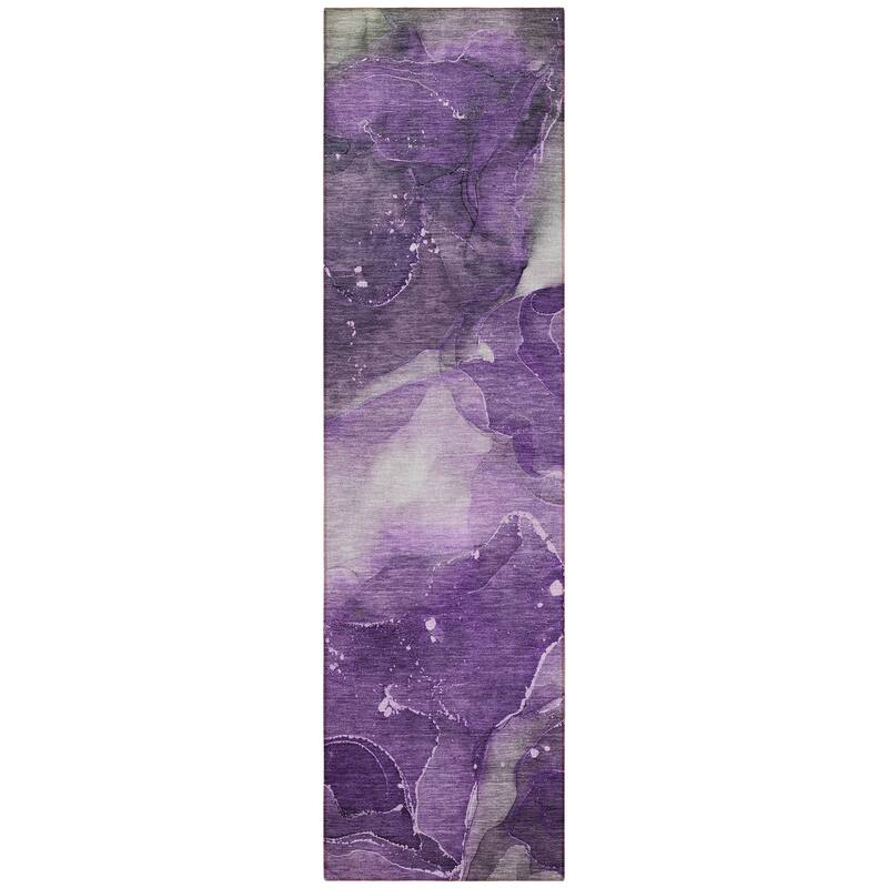 Almisi Artistic Abstract Weather Resistant Blended Style Outdoor Rug