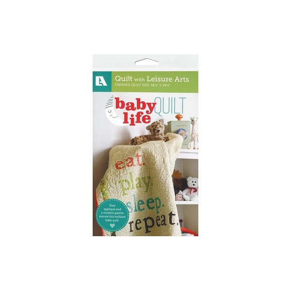 Leisure Arts Baby Life Quilt Ptrn - White. Opens flyout.
