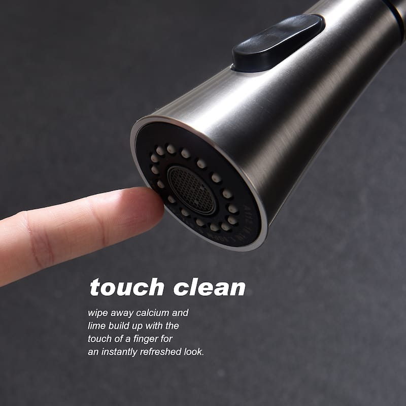 Kitchen Faucet With Pull Out Spraye,And The High-Arc Nozzle Rotates 360°