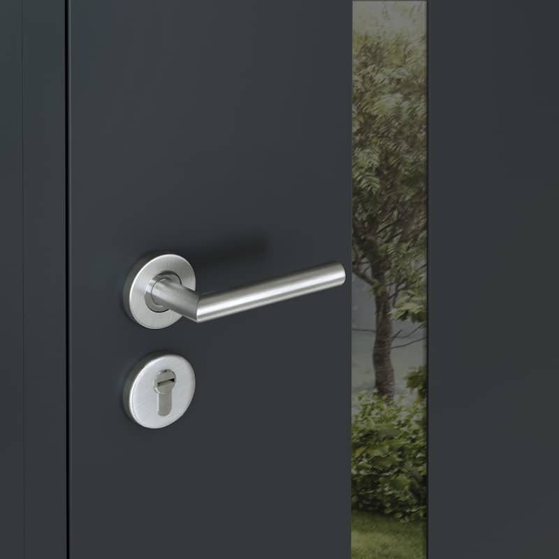 VDOMDOORS | Front Door Exterior Door | Fiberglass | Door Slab | 18x80, Custom Entry Door Steel Entry Door Prehung Exterior Door
