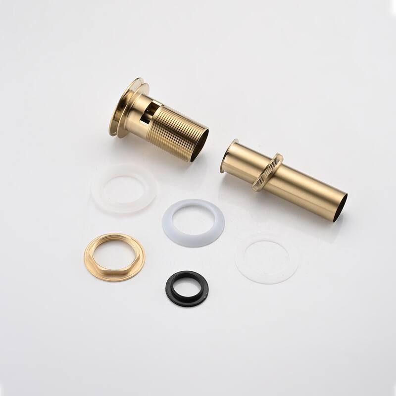 Stainless Steel Pop-Up Sink Drain with Silicone Gasket Easy Install Water Stopper for Bathroom Kitchen - 2.56" x 3.54"