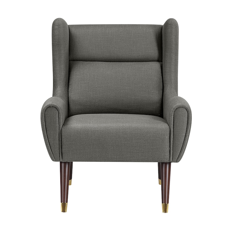 Edmund Textured Fabric Accent Chair