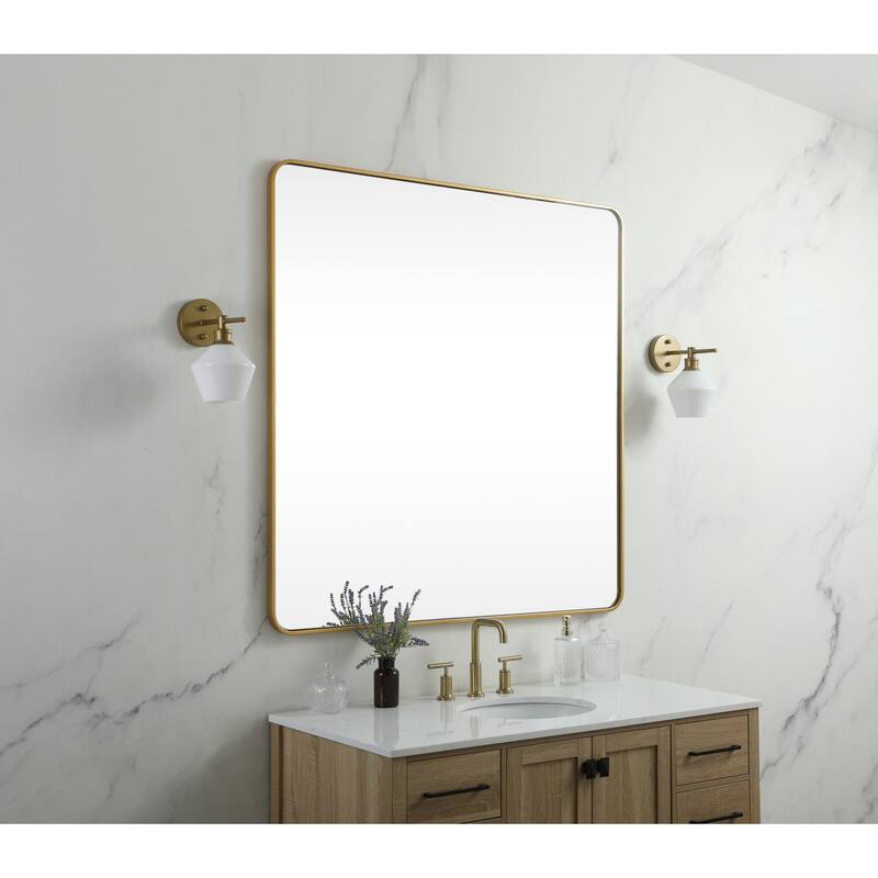 Elegant Lighting MR804242 Evermore 42" W x 42" H Transitional Square