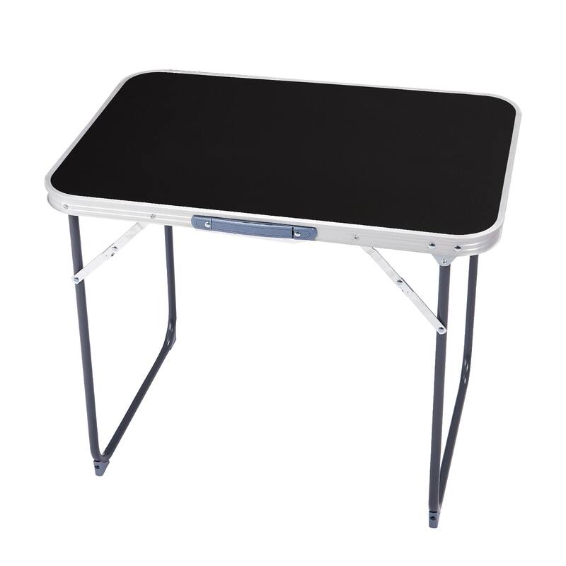 Portable 2.3ft Aluminum Folding Table for Outdoor Camping - 27.56" x 19.69" x 23.62"