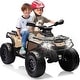 preview thumbnail 23 of 27, 2 Seater Ride On Car,24V Licensed Can-Am Electric ATV Car for Kids Brown