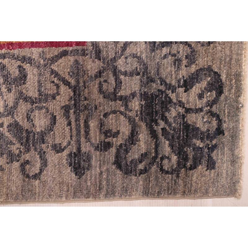 ECARPETGALLERY Hand-knotted Signature Collection Red Wool Rug - 8'0 x 10'4