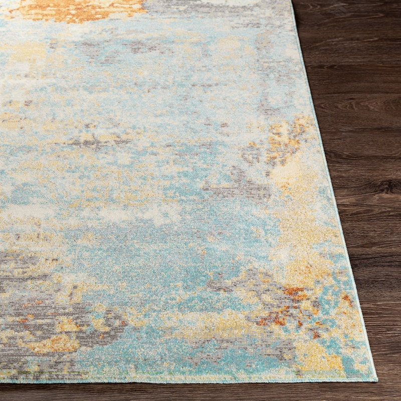 Livabliss Chidi Indoor / Outdoor Abstract Industrial Area Rug
