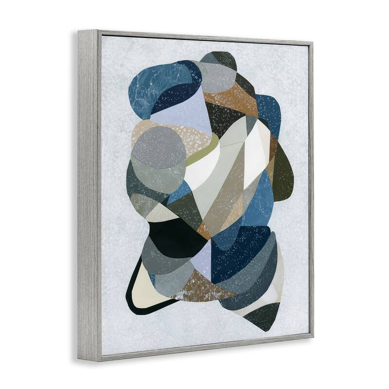 Stupell Fluid Movement Geometrics Framed Giclee Art Design By Coco Good