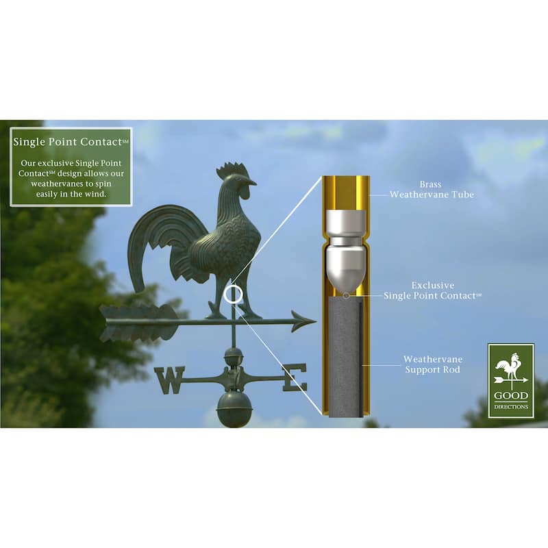 Rooster Weathervane by Good Directions