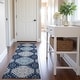 preview thumbnail 80 of 99, Premium Washable Super Soft Global Modern Mayfield Rug Navy - 2'3" x 7'6"