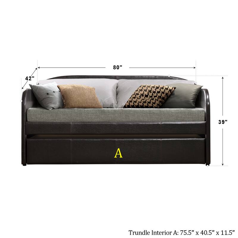 Camoin Upholstered Daybed with Trundle