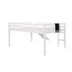 preview thumbnail 25 of 25, Full Size Pine Wood Loft Bed with Convertible Slide, Chalkboard, and Stairs, Solid Frame, Fun & Safe Design