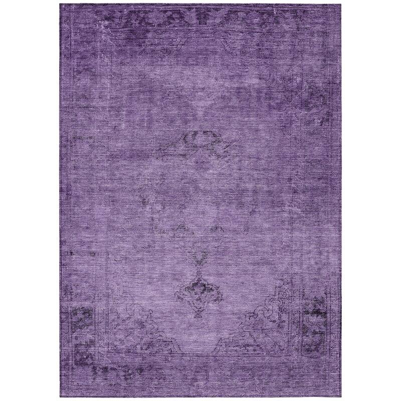 Machine Washable Indoor/ Outdoor Chantille Traditional Vintage Rug