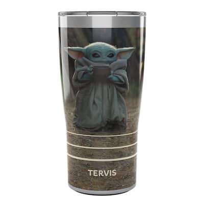 Tervis Traveler Star Wars - The Mandalorian Child Sipping Triple Walled Insulated Travel Tumbler, Stainless Steel - 20oz