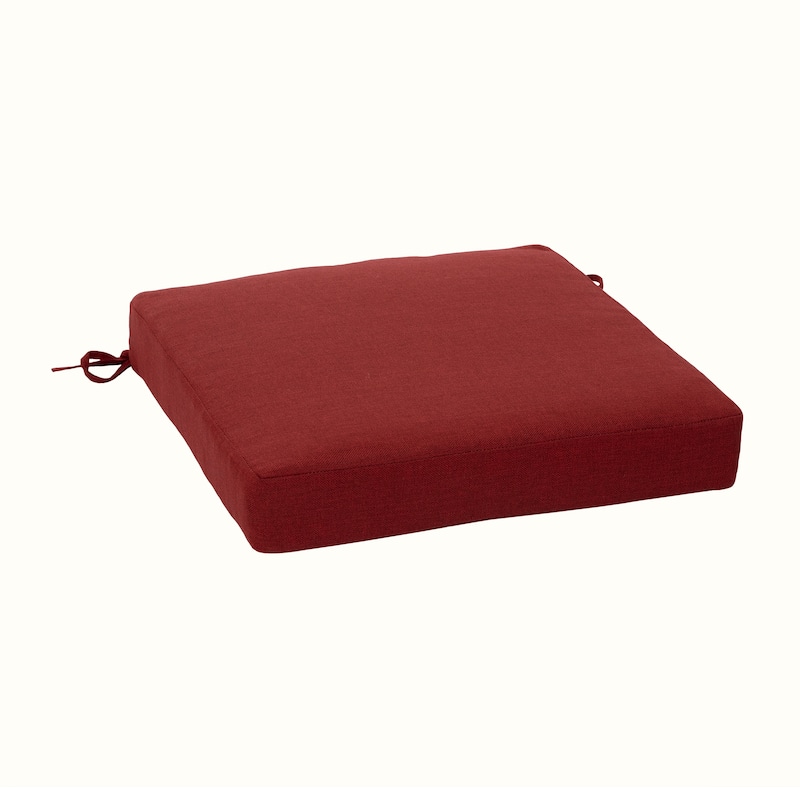 ARDEN Oceantex Outdoor Seat Cushion 21 x 21 - 21 W x 21 D in. - Nautical Red