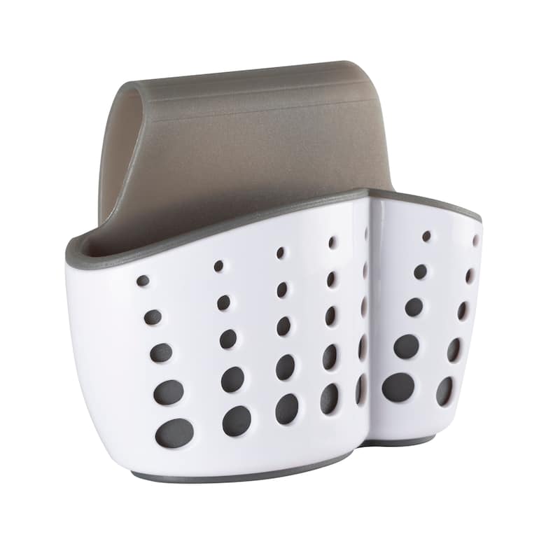 Kitchen Details 2-in-1 Sponge and Brush Sink Caddy - 5.7"x 2"x 4.7"