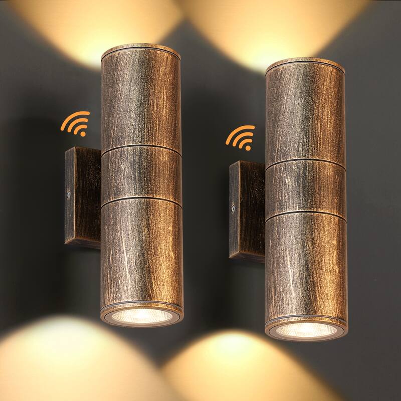 Dusk to Dawn Outdoor Lighting Sensor Wall Lights, IP65 Waterproof Aluminum for Porch Patio etc