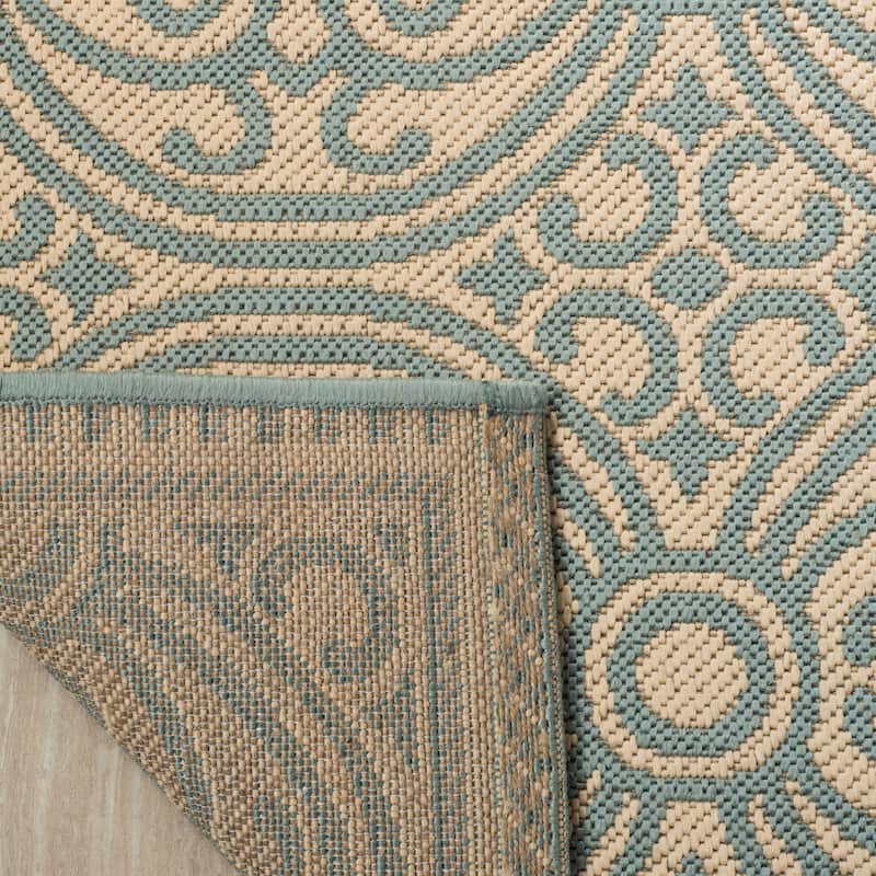 SAFAVIEH Linden Myriame Indoor/ Outdoor Waterproof Patio Backyard Rug