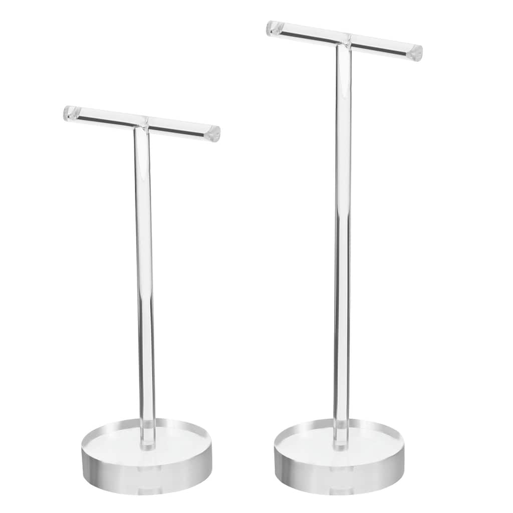 Earring Display Stands,2pcs Acrylic Earring Holder Earring Stands T