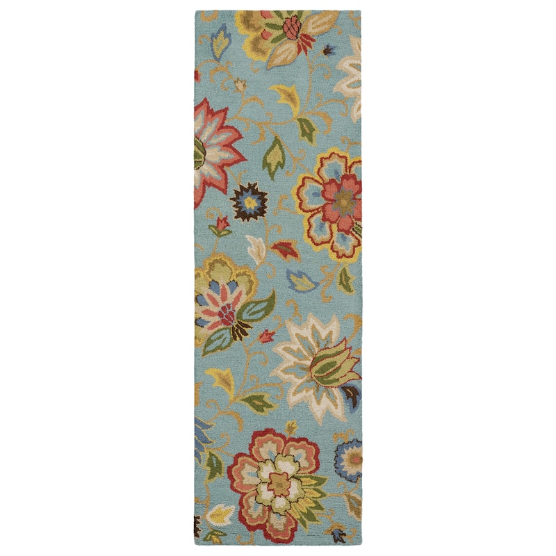 Zamora Handmade Floral Area Rug