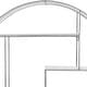 preview thumbnail 12 of 17, Sagebrook Home Modern Glam Iron and Wood Wall Storage Shelf - 32" x 7" x 32"