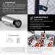 preview thumbnail 49 of 71, Single Handle Pull-Down Sprayer Kitchen Faucet K-141 - Height: 17.25" Spout H: 9" Spout R: 9"