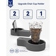 preview thumbnail 11 of 78, WINSOON All Weather HIPS Folding Adirondack Chair with Ottoman, 5-Gear Adjustable Backrest and Retractable Ottoman Set of 4