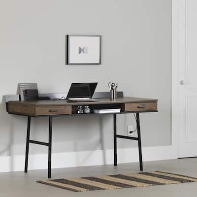 South Shore Edmon Desk with 2 Drawers