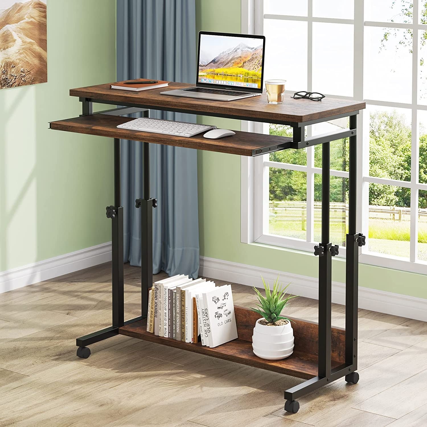 Standing Desk for Working from Home in a Small Space - The
