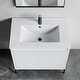 preview thumbnail 12 of 41, Dowell 18" FTB Ceramic Single Bathroom Vanity Basin