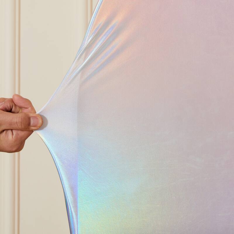 Wedding Arch Cover Double-Sided Spandex Fitted Arch Stand Covers Stretchy Backdrop Cover for Balloon Arches Birthday