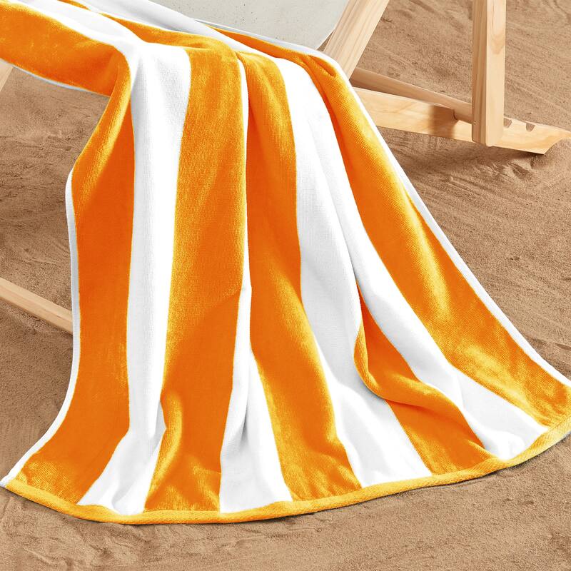 Linery & Co. Cotton Stripe Beach Towel, 4 Pack - 30" x 60"