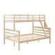 preview thumbnail 10 of 41, Twin Over Full Bunk Bed,Solid Wood Frame,High Guardrail,Safe for Kids