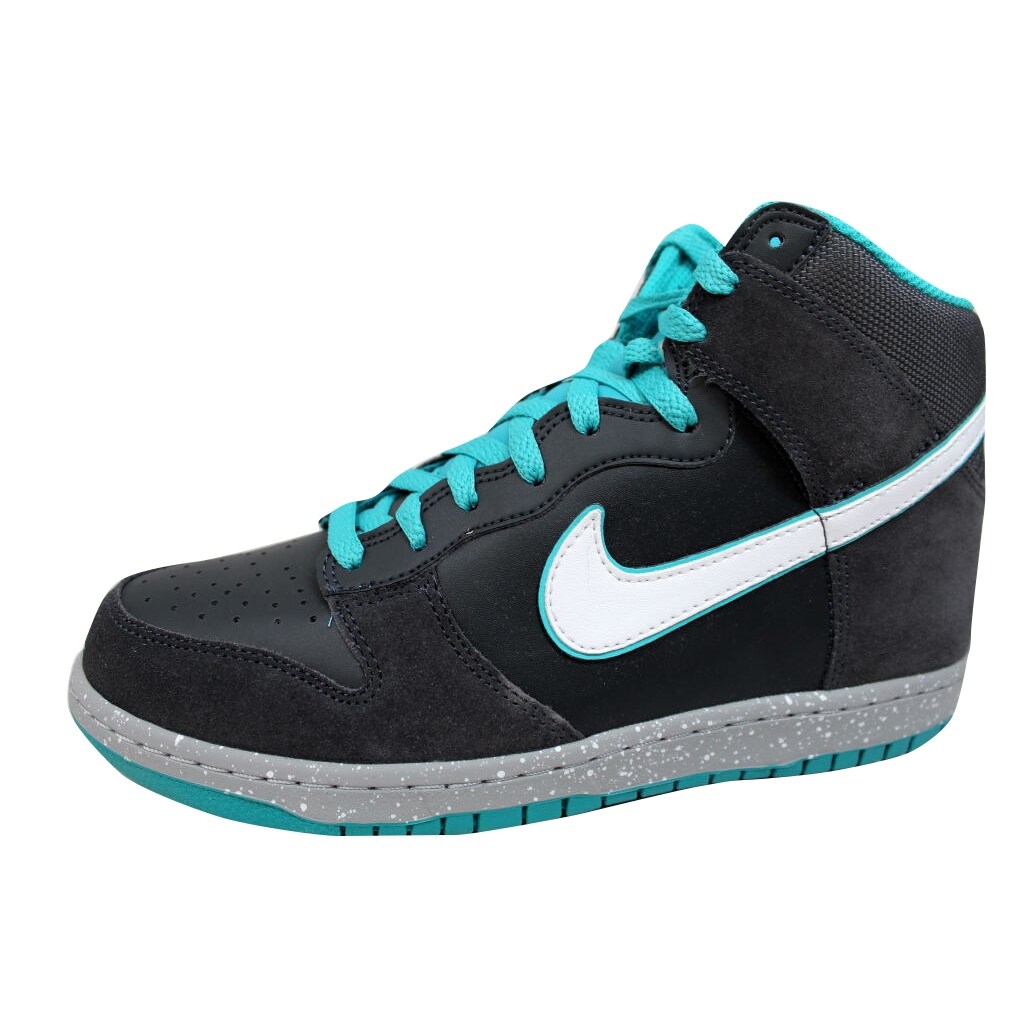 turquoise nike high tops