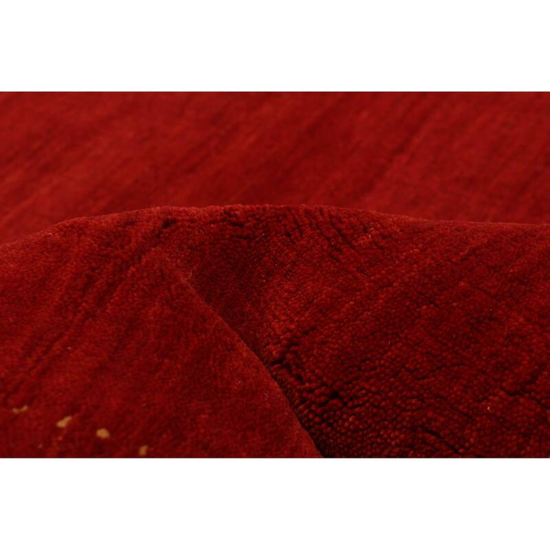 Kashkuli Gabbeh Red Rug 4'8" x 6'6" - 4'8 x 6'6