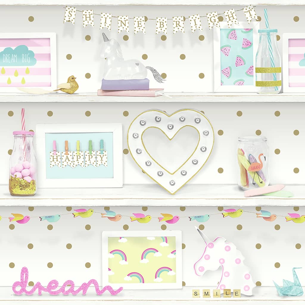 Arthouse Bonnie Multicolor Memento Wallpaper