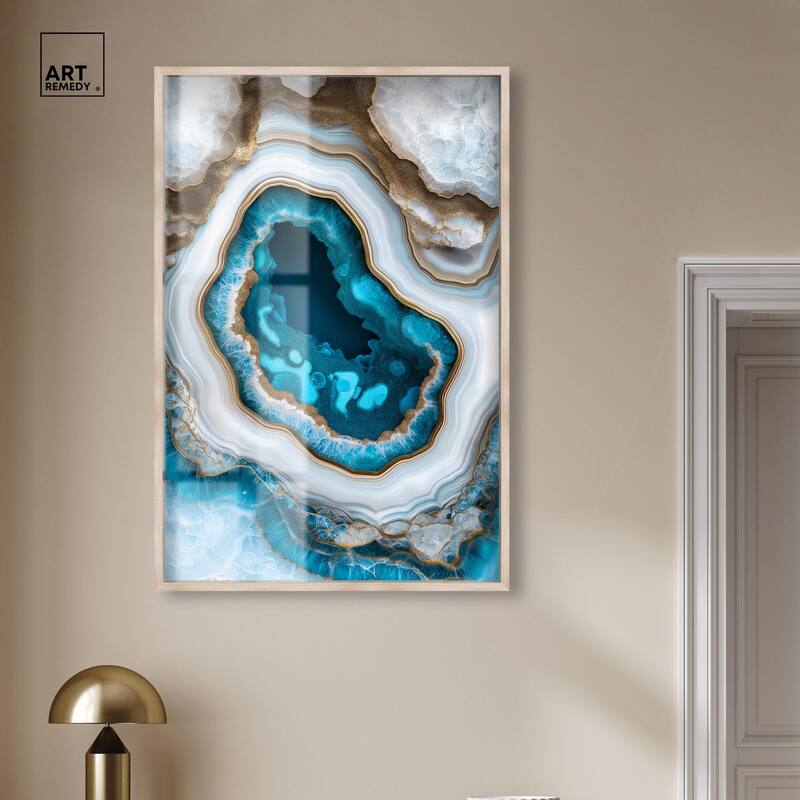 Gilded Geode Eye III Shadowbox by Art Remedy