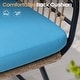 preview thumbnail 21 of 22, VredHom 11PC Outdoor Patio Extendable Table Dining Sets Table with Rattan Chairs