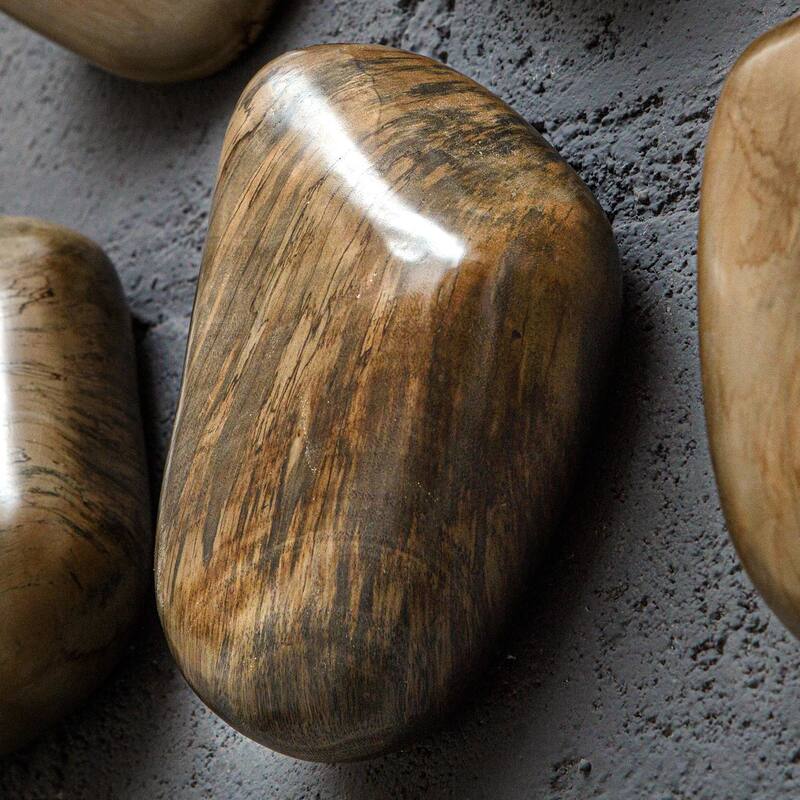 Uttermost 04323 Pebbles 5" Tall Wood Minerals and Rocks Sculpture -