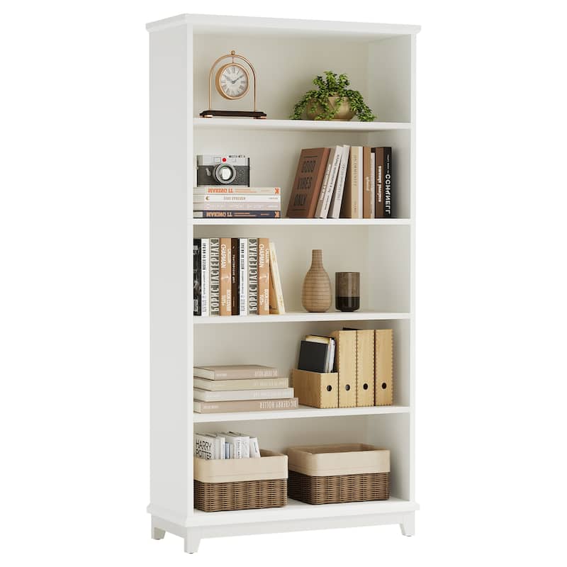 70" Tall Bookcase, Modern Storage Bookshelf, Display Shelving for Library, Office, Bedroom, Living Room