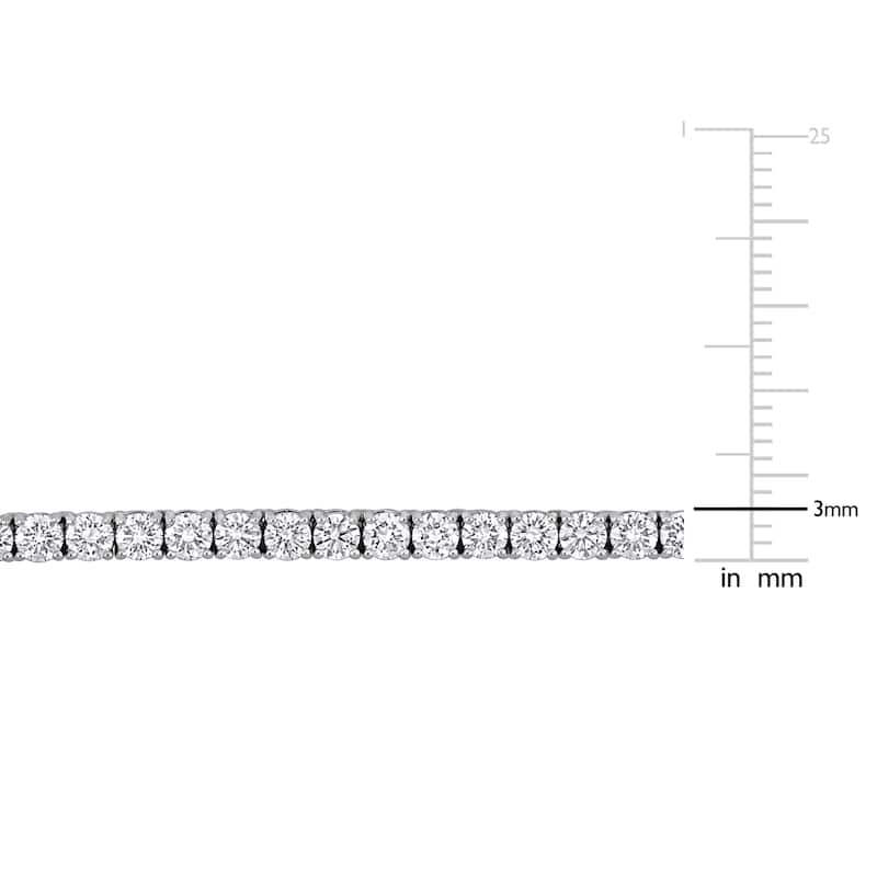 Miadora 14k or 18k White Gold Diamond Necklace 4 to 15 3/8ct TDW