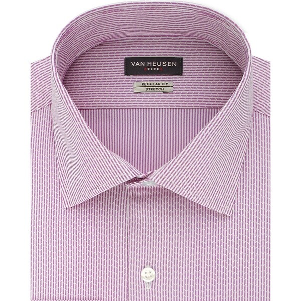 van heusen fitted stretch dress shirt