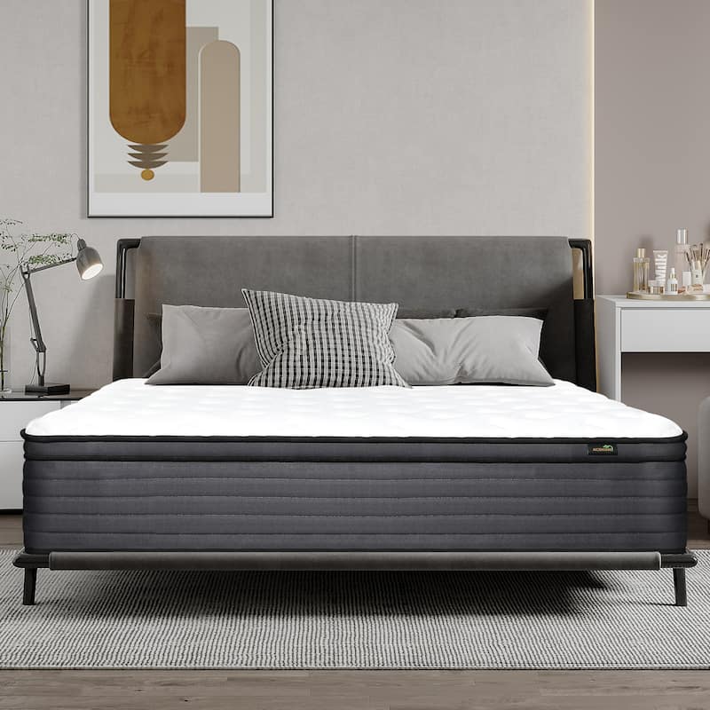 CHEVNI 14" Pillow Top Medium Pocket Spring Hybrid Twin Mattress