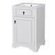 preview thumbnail 24 of 25, 20-Inch Bathroom Vanity with Ceramic Sink, Soft Close Door, Adjustable Shelf, and Door-Mounted Storage Rack