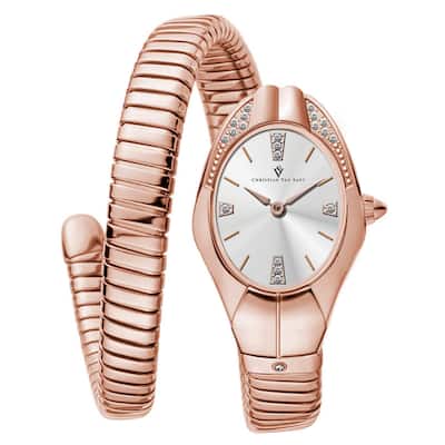 Christian Van Sant Women's Naga Silver Dial Watch - CV0887 - 6 (36)