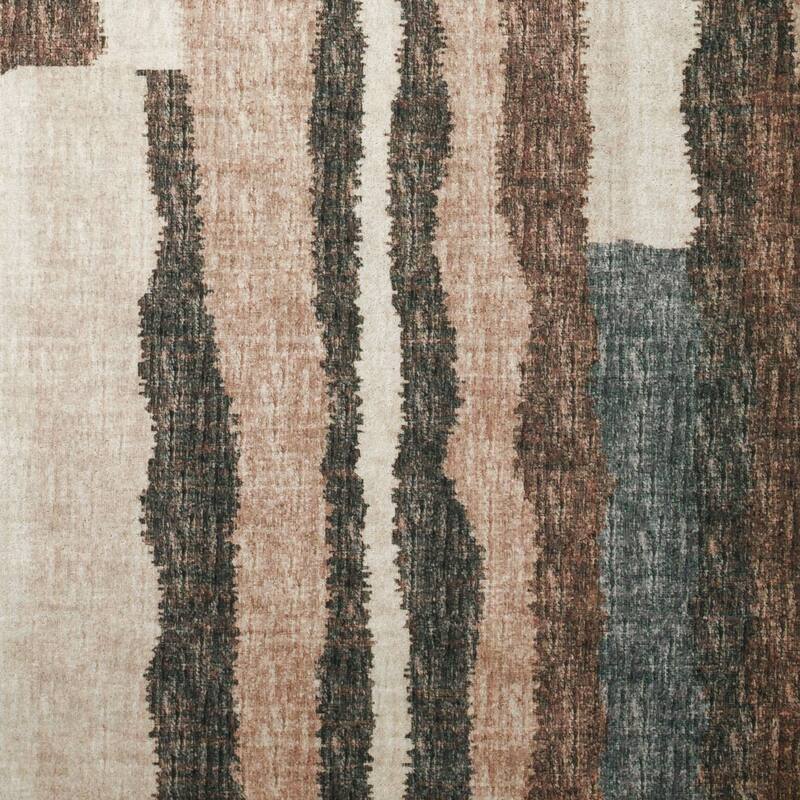 Indoor/ Outdoor Addison Bravado Abstract Striped Washable Area Rug