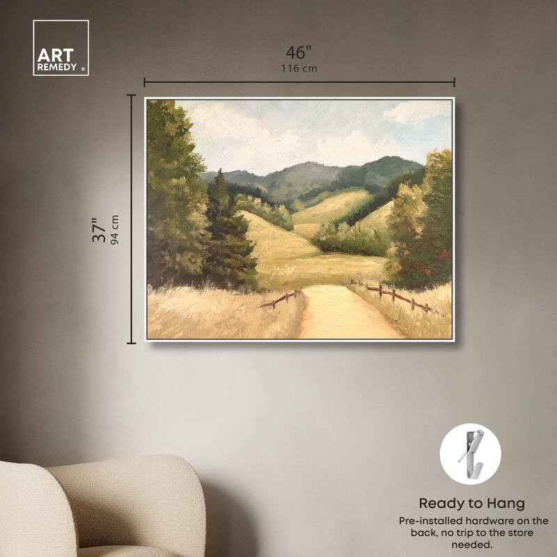 Summer Fields Canvas by Art Remedy
